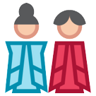 Bagaimana Japanese Dolls emoji terlihat di Htc.