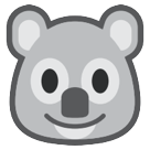 Hoe Koala emoji eruit ziet op Htc.