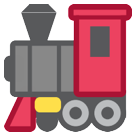 Bagaimana Locomotive emoji terlihat di Htc.