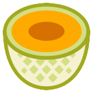 Hvordan Melon emoji ser ud på Htc.