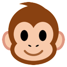 Bagaimana Monkey Face emoji terlihat di Htc.