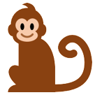 Hvordan Ape emoji ser ut på Htc.