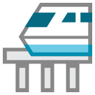 How Monorail emoji looks on Htc.