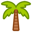 Bagaimana Palm Tree emoji terlihat di Htc.