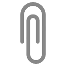 How Paperclip emoji looks on Htc.