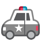 Bagaimana Police Car emoji terlihat di Htc.