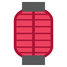 Bagaimana Red Paper Lantern emoji terlihat di Htc.