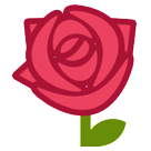 Bagaimana Rose emoji terlihat di Htc.