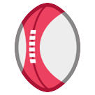 Bagaimana Rugby Football emoji terlihat di Htc.