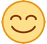 How Smiling Face with Smiling Eyes emoji looks on Htc.