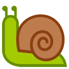 How Snail emoji looks on Htc.