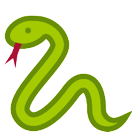 How Snake emoji looks on Htc.