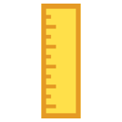 How Straight Ruler emoji looks on Htc.