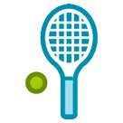 Hvordan Tennis emoji ser ud på Htc.