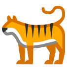 How Tiger emoji looks on Htc.