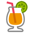 How Tropical Drink emoji looks on Htc.