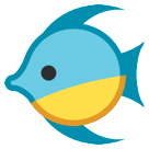 Bagaimana Tropical Fish emoji terlihat di Htc.