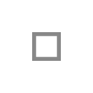 How White Small Square emoji looks on Htc.