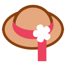 How Woman’s Hat emoji looks on Htc.