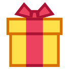 How Wrapped Gift emoji looks on Htc.