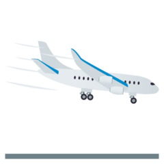 飛行機着陸 絵文字