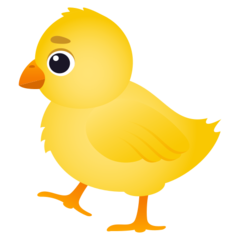 How Baby Chick emoji looks on Joypixels.