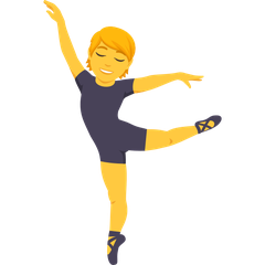 Come Persona che danza emoji appare su Joypixels.