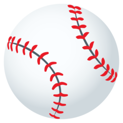 How Baseball emoji looks on Joypixels.