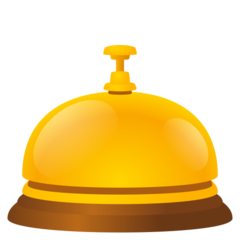 How Bellhop Bell emoji looks on Joypixels.