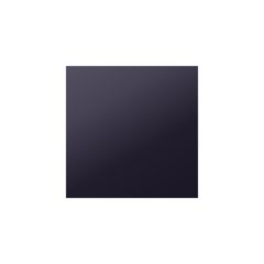 How Black Small Square emoji looks on Joypixels.