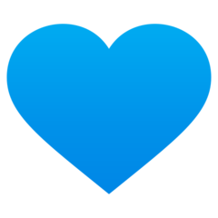 Niebieskie serce Emoji ????