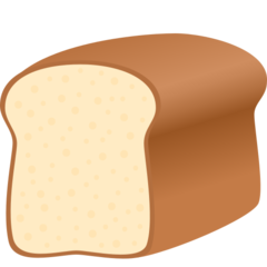 How Bread emoji looks on Joypixels.