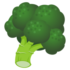 How Broccoli emoji looks on Joypixels.