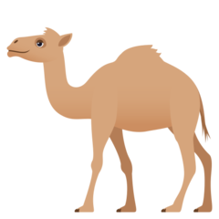 How Camel emoji looks on Joypixels.