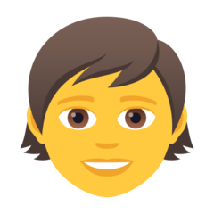 How Child emoji looks on Joypixels.