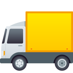 How Delivery Truck emoji looks on Joypixels.