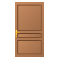 How Door emoji looks on Joypixels.