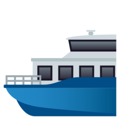 How Ferry emoji looks on Joypixels.