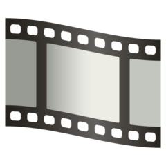 Hoe Filmframes emoji eruit ziet op Joypixels.