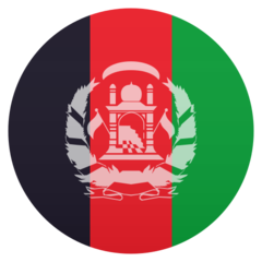 How Flag: Afghanistan emoji looks on Joypixels.