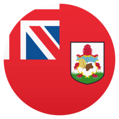 How Flag: Bermuda emoji looks on Joypixels.