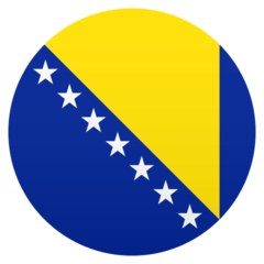 How Flag: Bosnia & Herzegovina emoji looks on Joypixels.