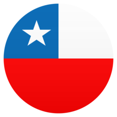 How Flag: Chile emoji looks on Joypixels.