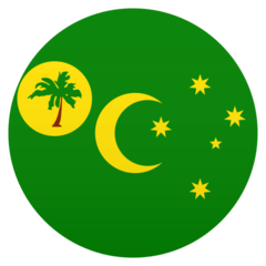 Bagaimana emoji Bendera: Kepulauan Cocos (Keeling) kelihatan di Joypixels.