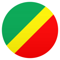 How Flag: Congo - Brazzaville emoji looks on Joypixels.