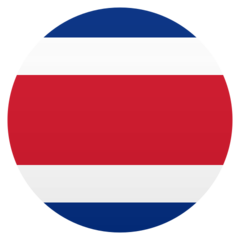 How Flag: Costa Rica emoji looks on Joypixels.