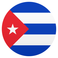 How Flag: Cuba emoji looks on Joypixels.