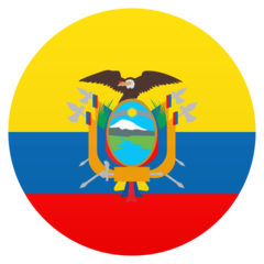 How Flag: Ecuador emoji looks on Joypixels.