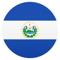 Como o emoji do Bandeira: El Salvador é exibido no Joypixels.