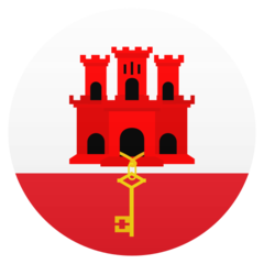 Jak wygląda emoji Flaga: Gibraltar w Joypixels.